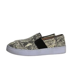 Vionic Demetra Snake Embossed Casual Leather Slip On Sneakers‎ Women’s Size 6